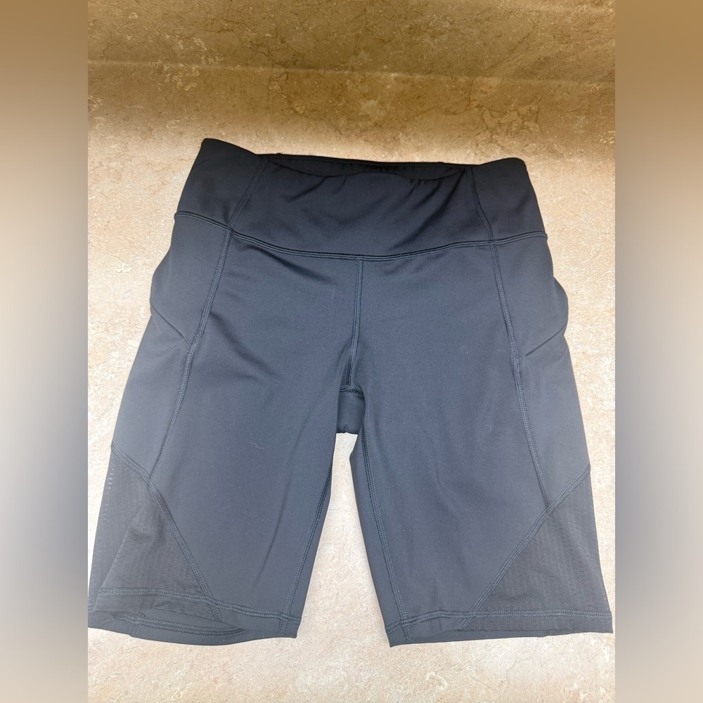 Athleta Black High-Rise Bike Shorts - Picture 2 of 9